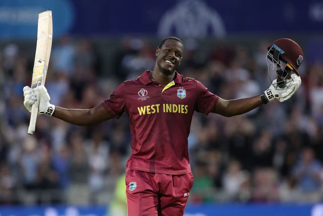 Carlos Brathwaite hit four sixes to win the T20 World Cup (David Davies/PA)