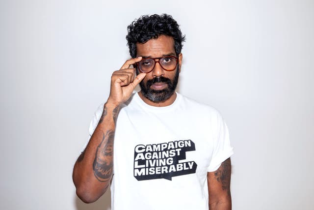 Romesh Ranganathan is taking part in this year’s TCS London Marathon (Harvey Aspell/Calm/PA)