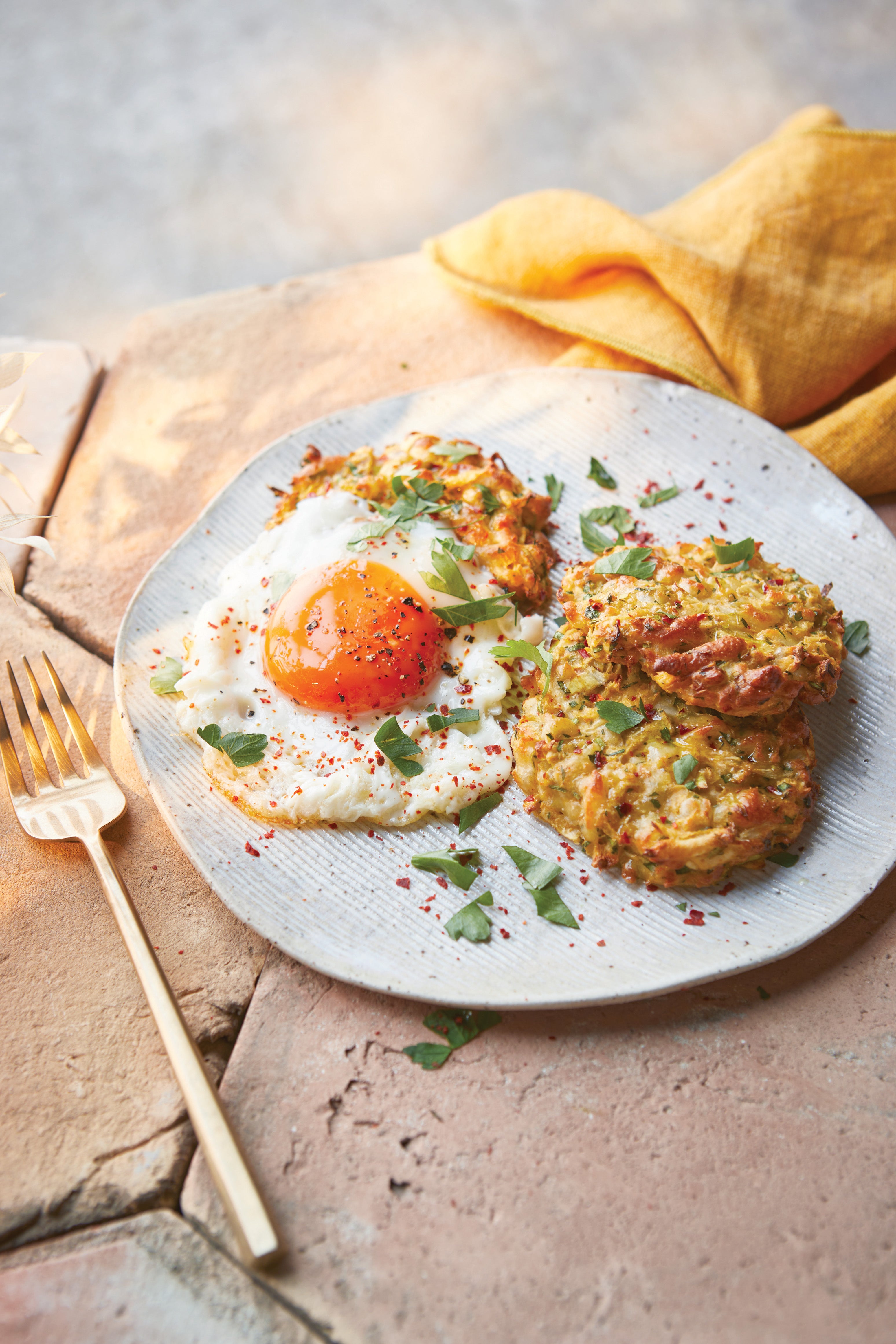 The spicy root patties from The Diabetes Weight-Loss Plan by Katie Caldesi