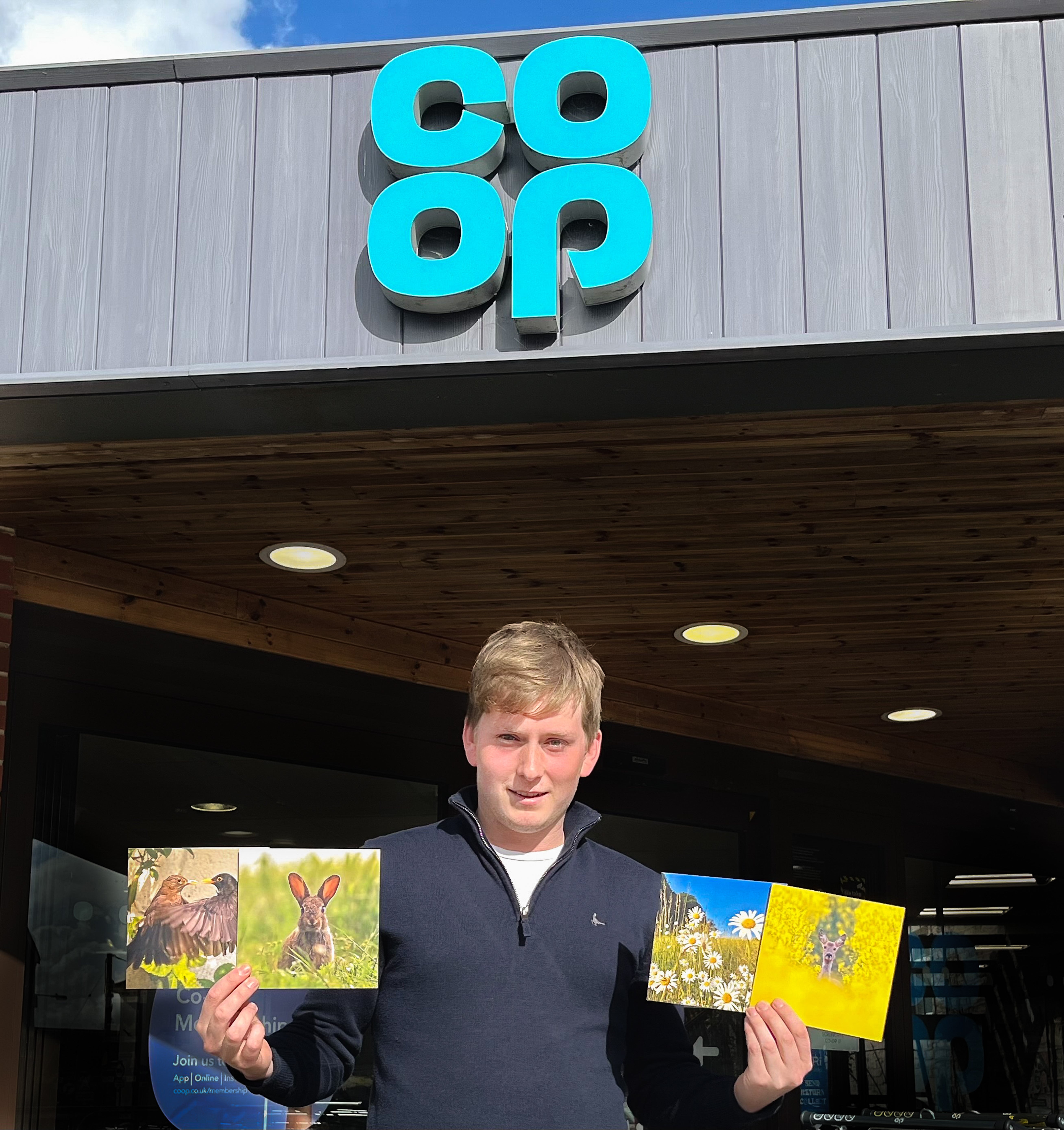 The cards will be launched in 1,300 stores and the Co-op will donate £10,000 to the RSPB