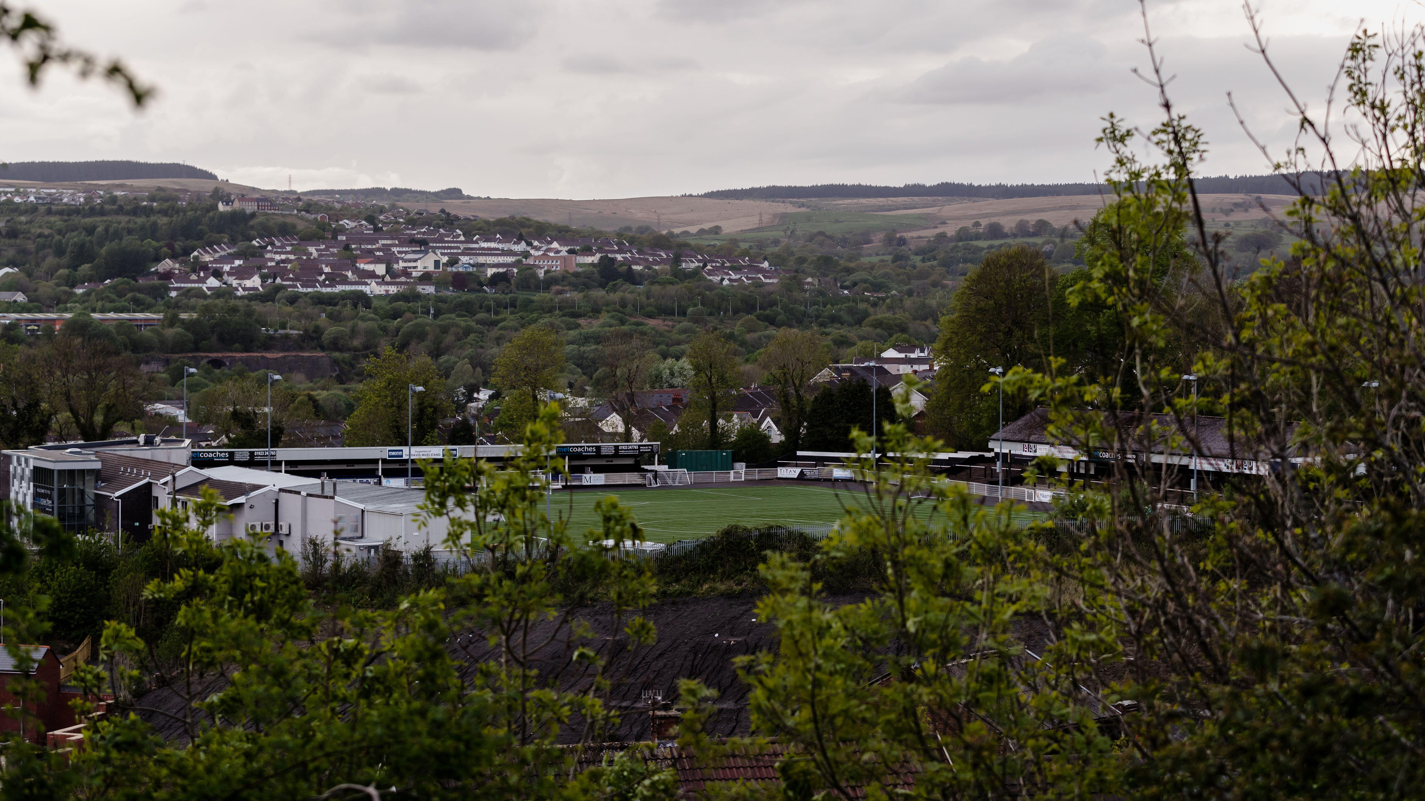 The alleged racist incident against a player happened at Merthyr Town’s home ground, Penydarren Park, on Monday
