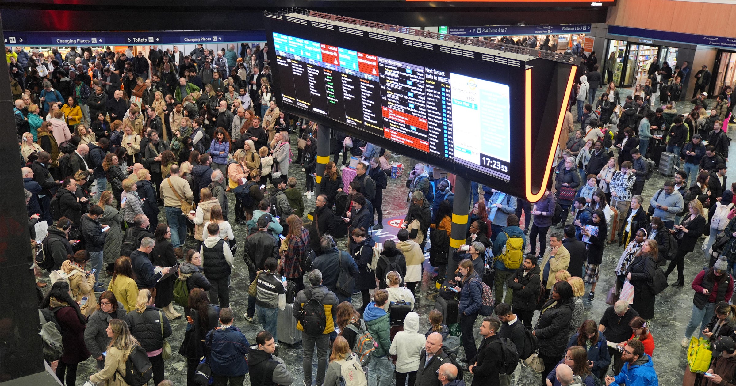 Train passengers travelling on the West Coast Main Line faced severe disruption because of a signalling fault in 2024