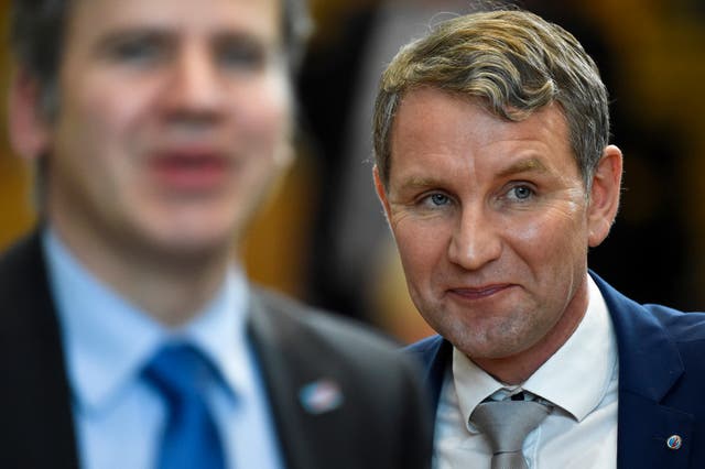 <p>AfD’s regional leader Björn Höcke, a charismatic 52-year-old former history teacher, is on course to be the next governor of Thuringia </p>