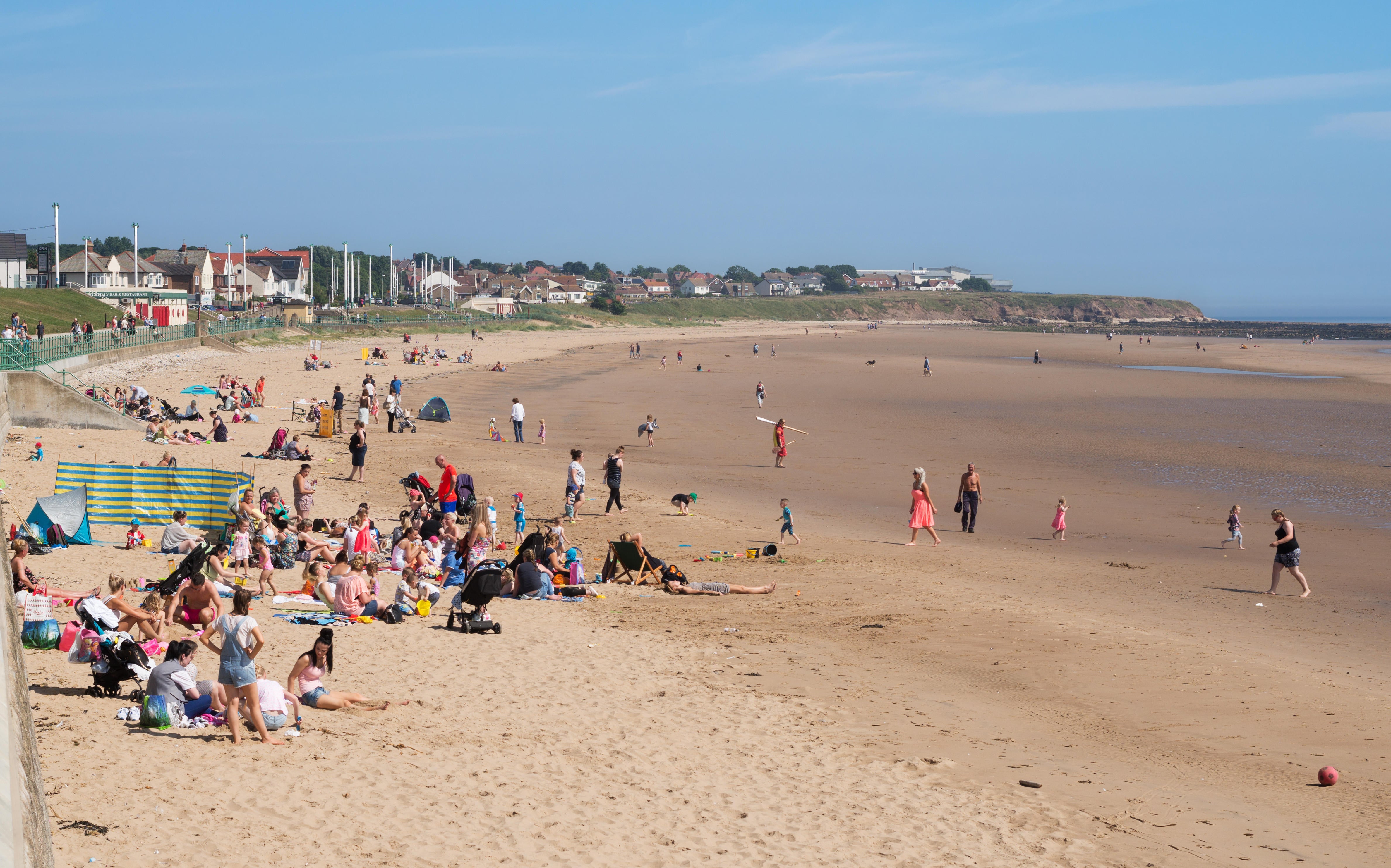 Human remains were discovered on Seaburn on Good Friday