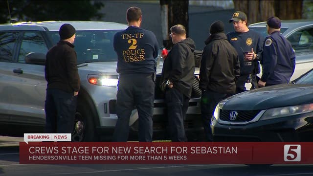 <p>A renewed search got underway for Sebastian Rogers, 15, in Hendersonville, Tennessee on 3 April 2024</p>