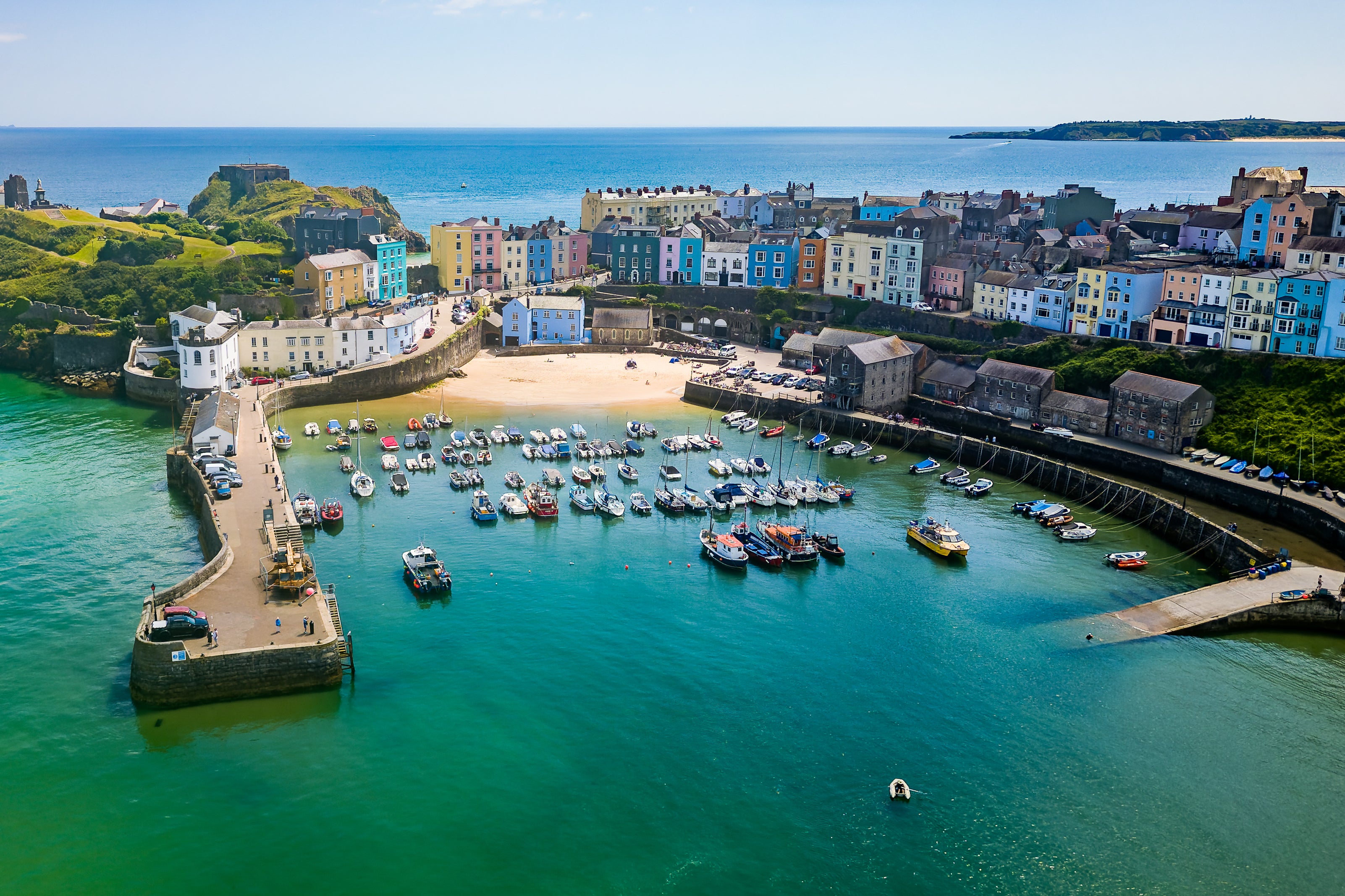 Pembrokeshire’s pastel town of Tenby sparkles in spring