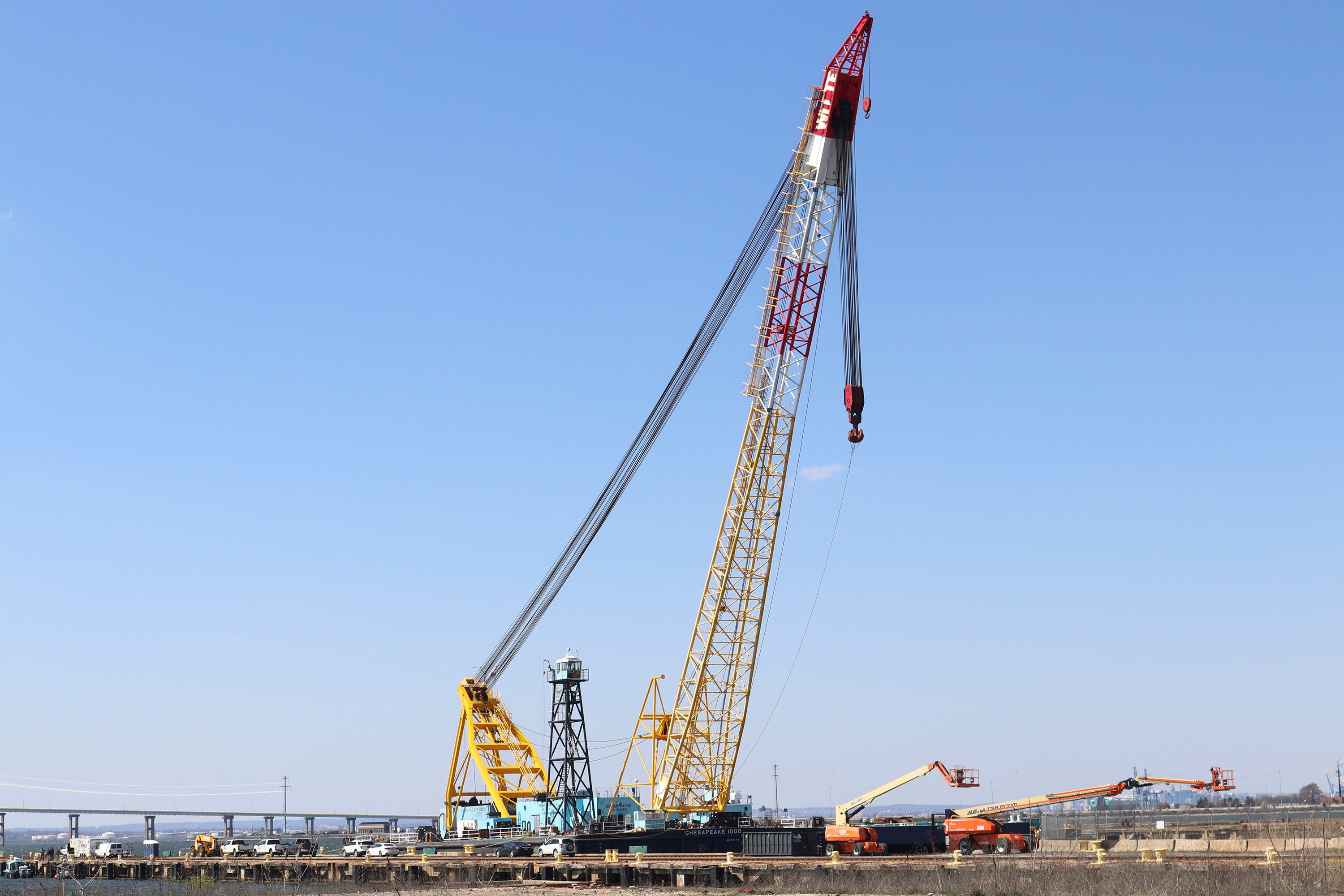 Chessy: The crane at the centre of the Maryland bridge clean-up