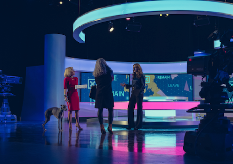 ‘Three women and a whippet’: Emily Maitlis does have a dog named Moody in real life