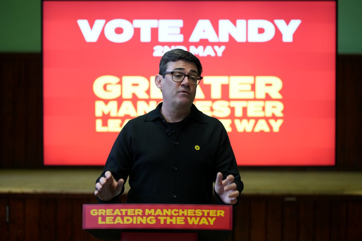 Der Bürgermeister von Manchester, Andy Burnham, erhält mehr Stimmen als seine Rivalen zusammen