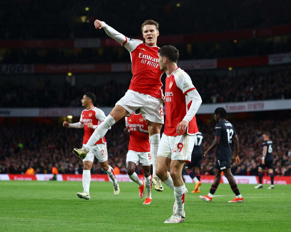 Arsenal vs Luton LIVE: Latest Premier League score and goal updates as Martin Odegaard nets opener