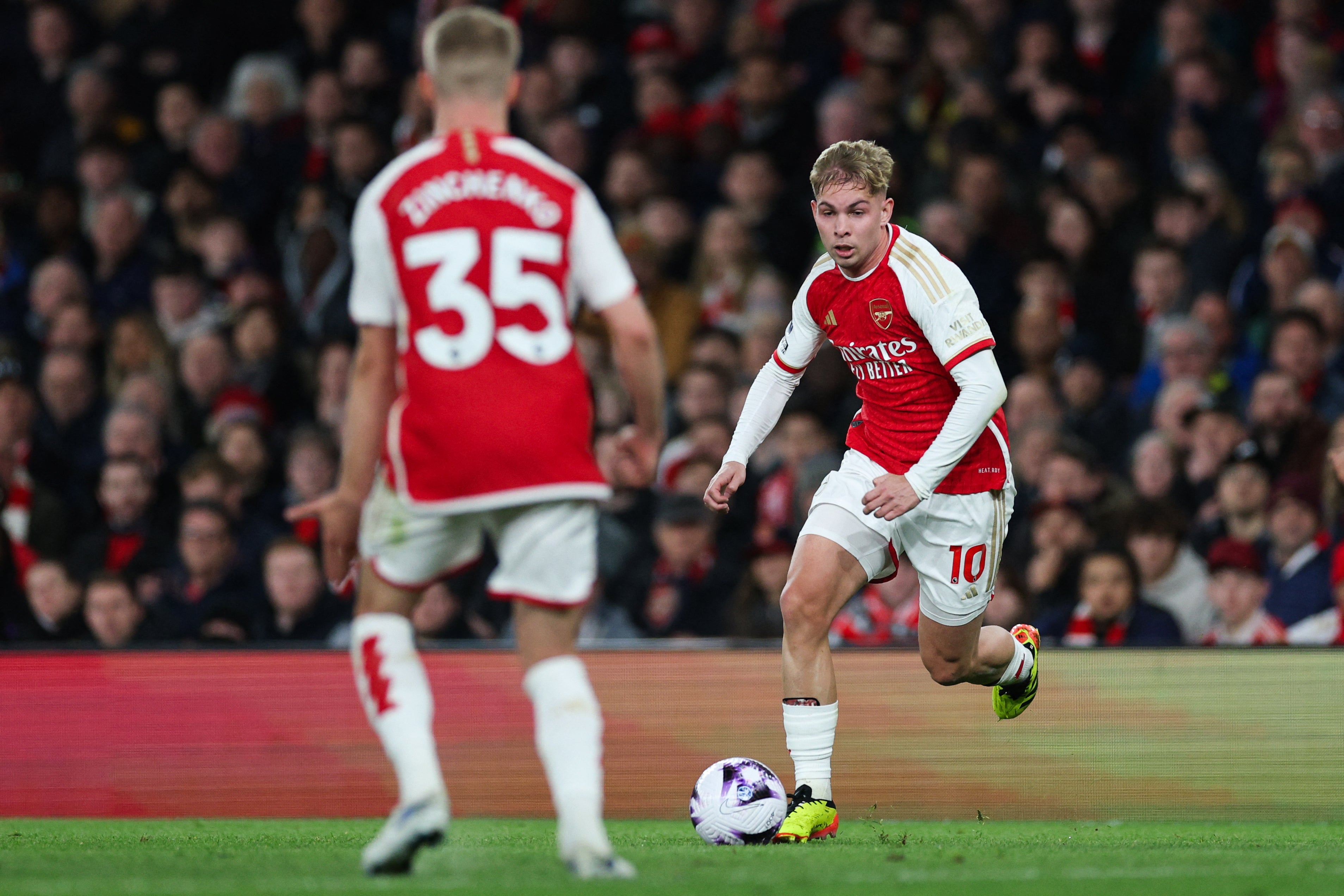 Emile Smith Rowe’s player of the match performance guided the Gunners to victory