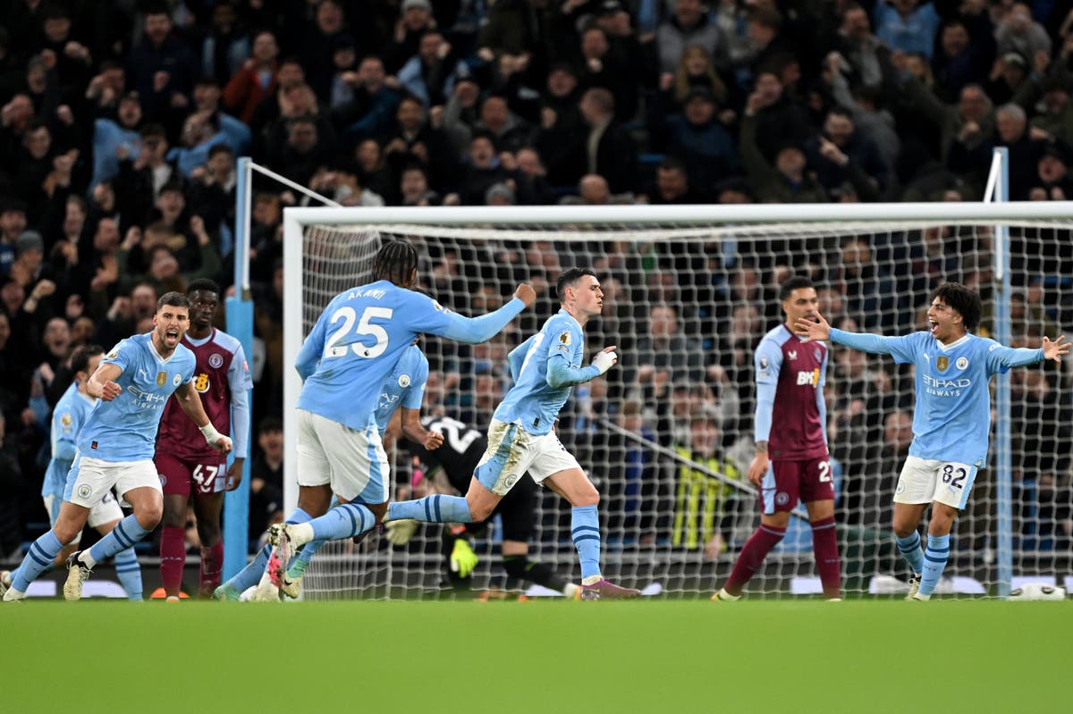 Man City Vs Aston Villa Live Premier League Result And Reaction As