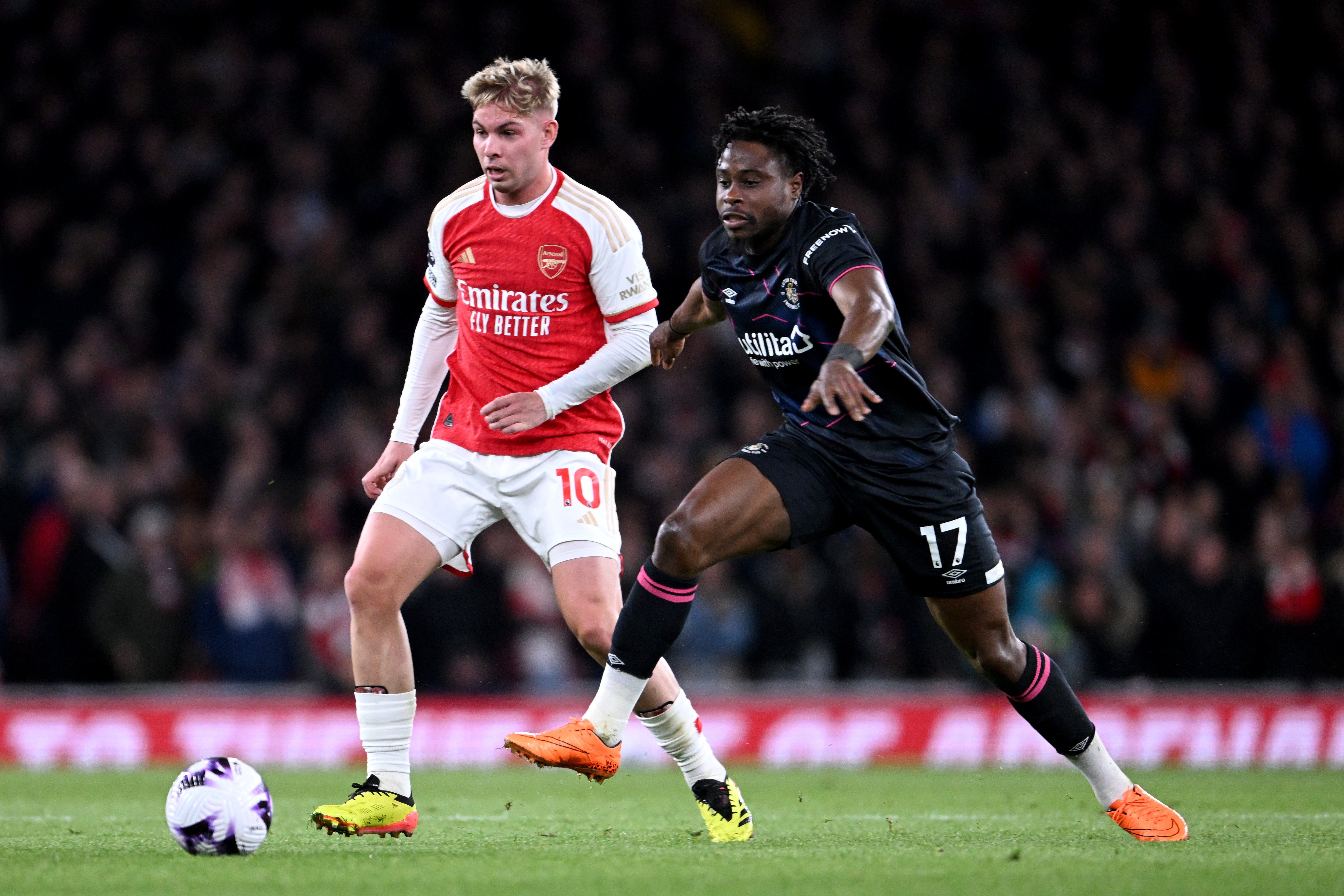 Emile Smith Rowe impressed against Luton