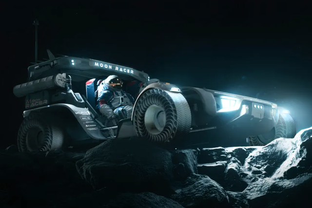 <p>Intuitive Machines’ Moon Racer lunar terrain vehicle concept was selected for development by Nasa</p>