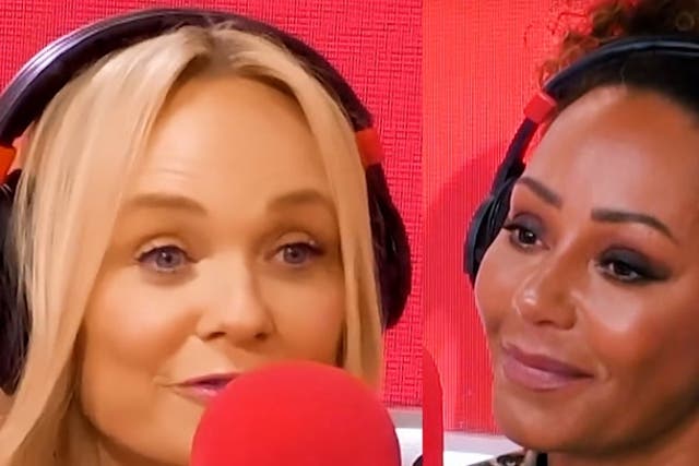 <p>Emma Bunton and Mel B discuss Spice Girls reunion tour.</p>