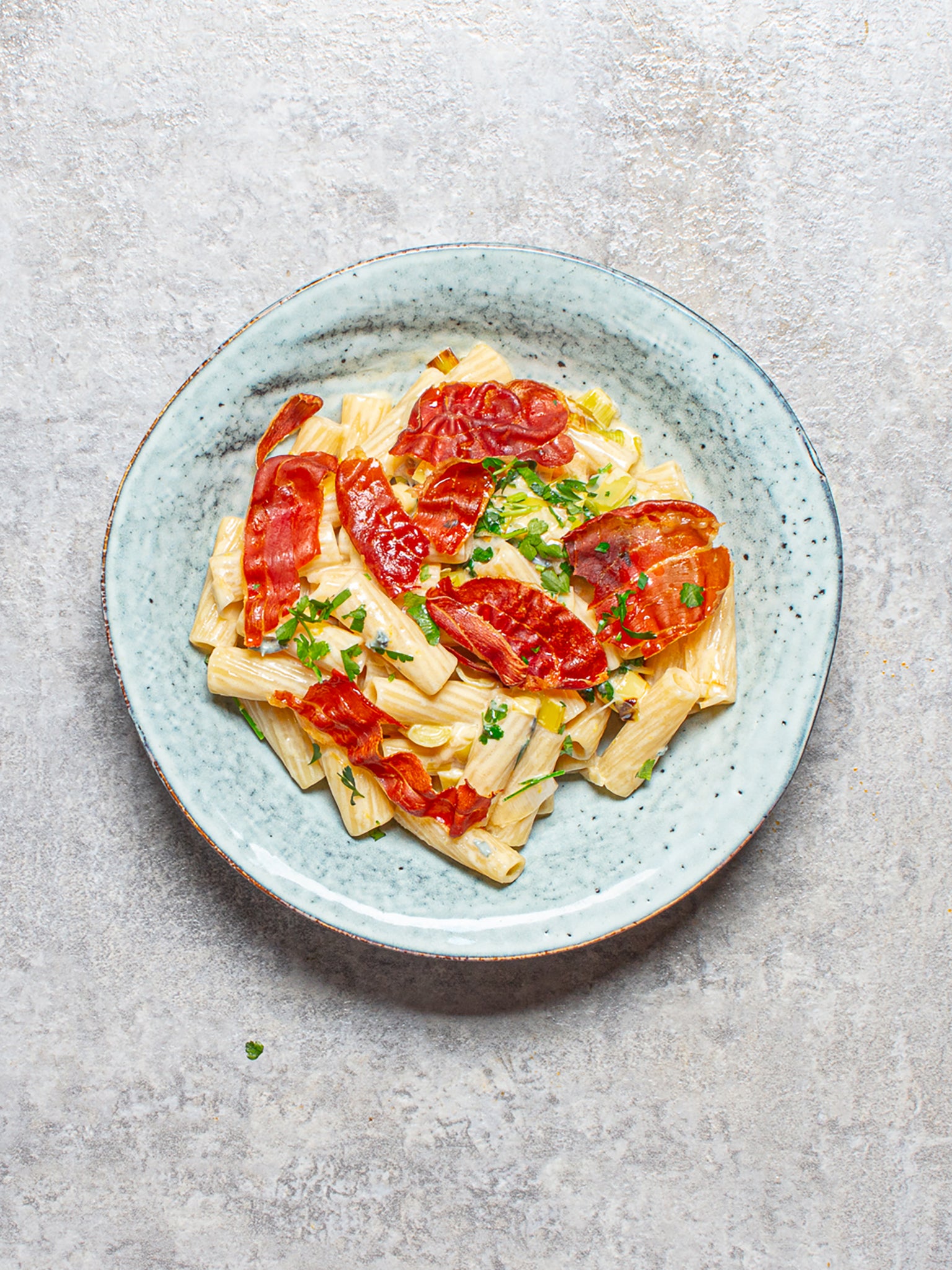 A tubular pasta is great for this dish