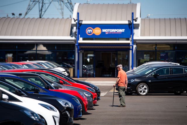 Car seller Motorpoint has said customer demand had increased (Jacob King/PA)