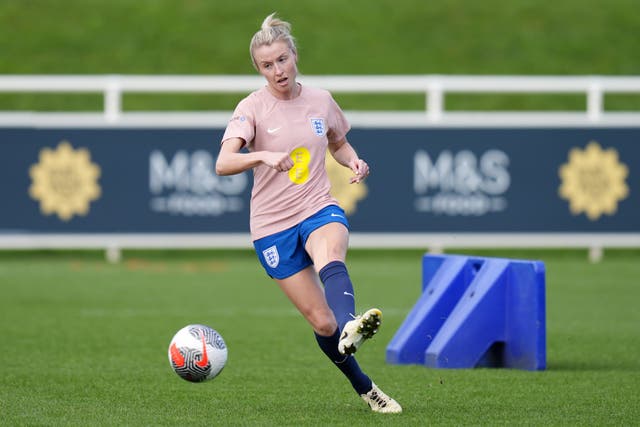 Leah Williamson is in contention to make her England return on Friday (Jacob King/PA)