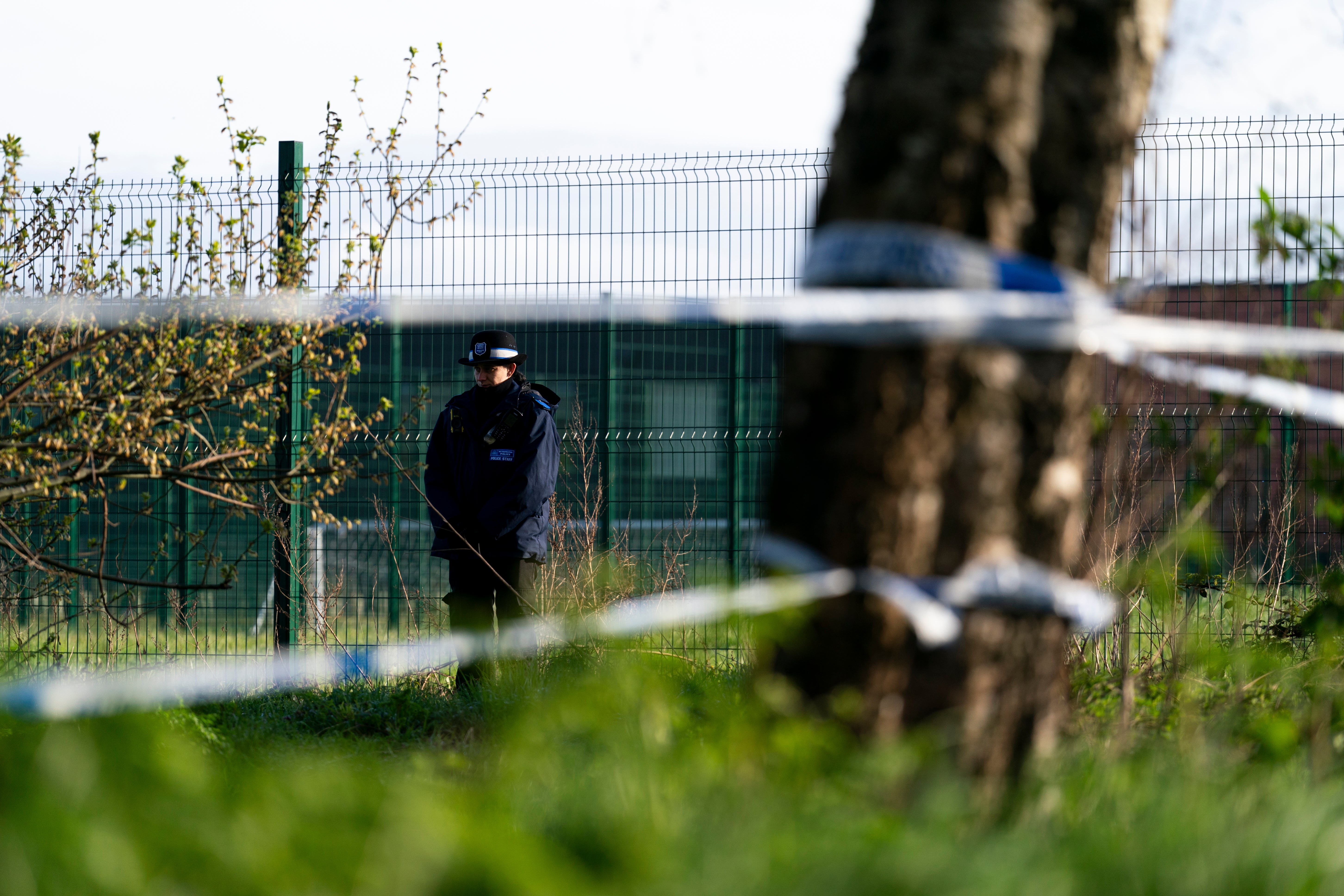 Searches of the area near New Addington were conducted, involving police forensics and dog teams, with a large cordon in place for days