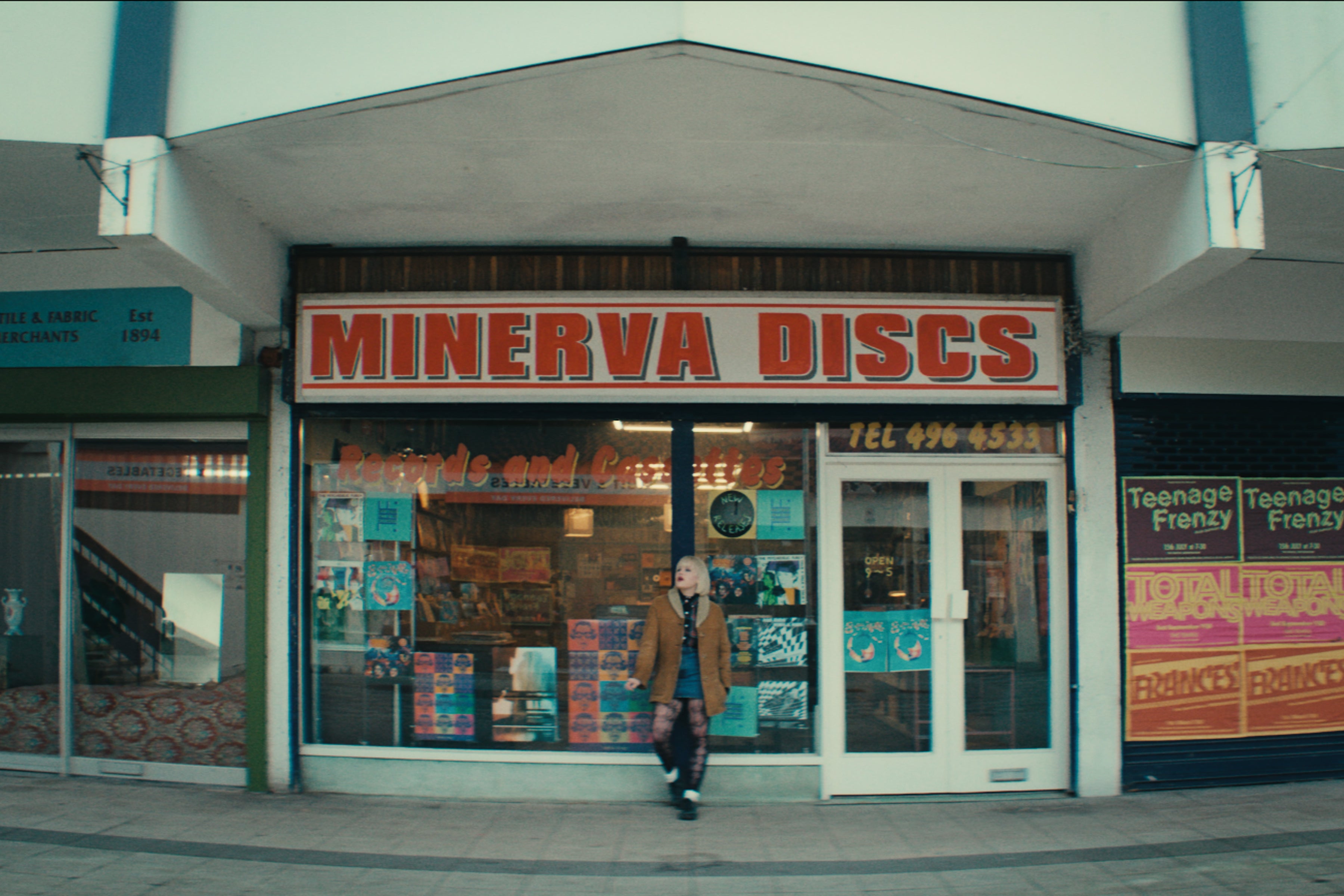 Set designers used shop signage to recreate retro Birmingham