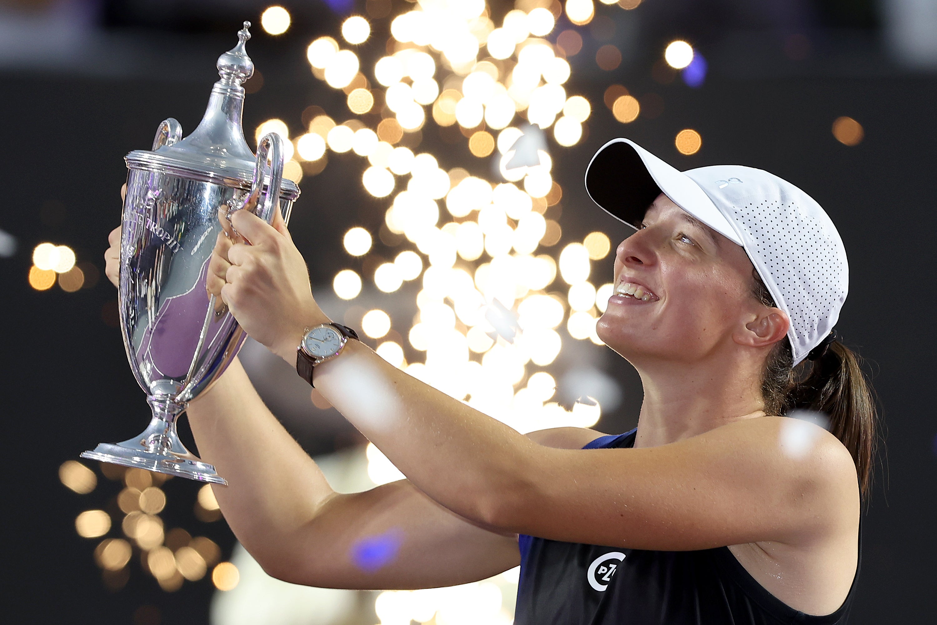 Iga Swiatek, the World No 1, won the WTA Finals last season
