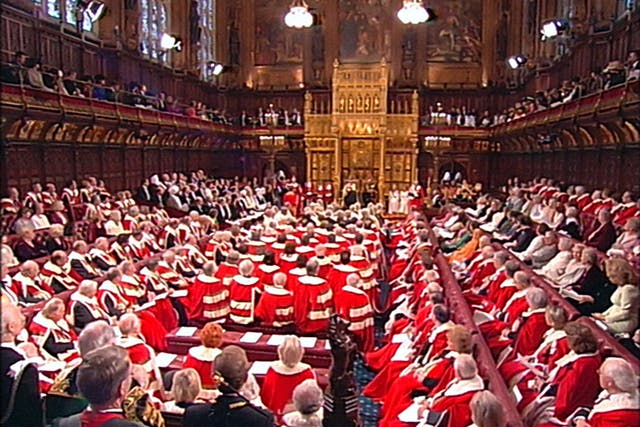 <p>There are 91 hereditary peers in the House of Lords  </p>