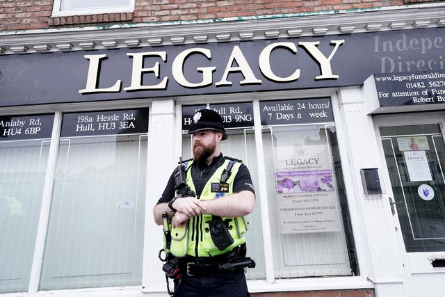 <p>Legacy Independent Funeral Directors was raided over concerns for care of the deceased</p>