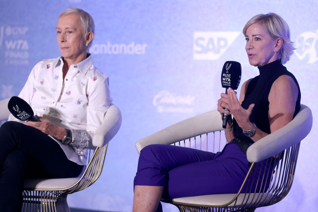 Martina Navratilova and Chris Evert criticised staging the WTA Finals in Saudi Arabia