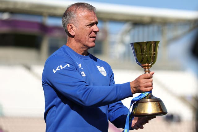Alec Stewart wants Surrey to get their hands on more silverware in 2024 (Steven Paston/PA)