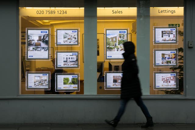 The Thursday immediately before the Easter bank holiday weekend was the biggest day for new home sellers coming to market so far this year, Rightmove said (Daniel Leal-Olivas/PA)