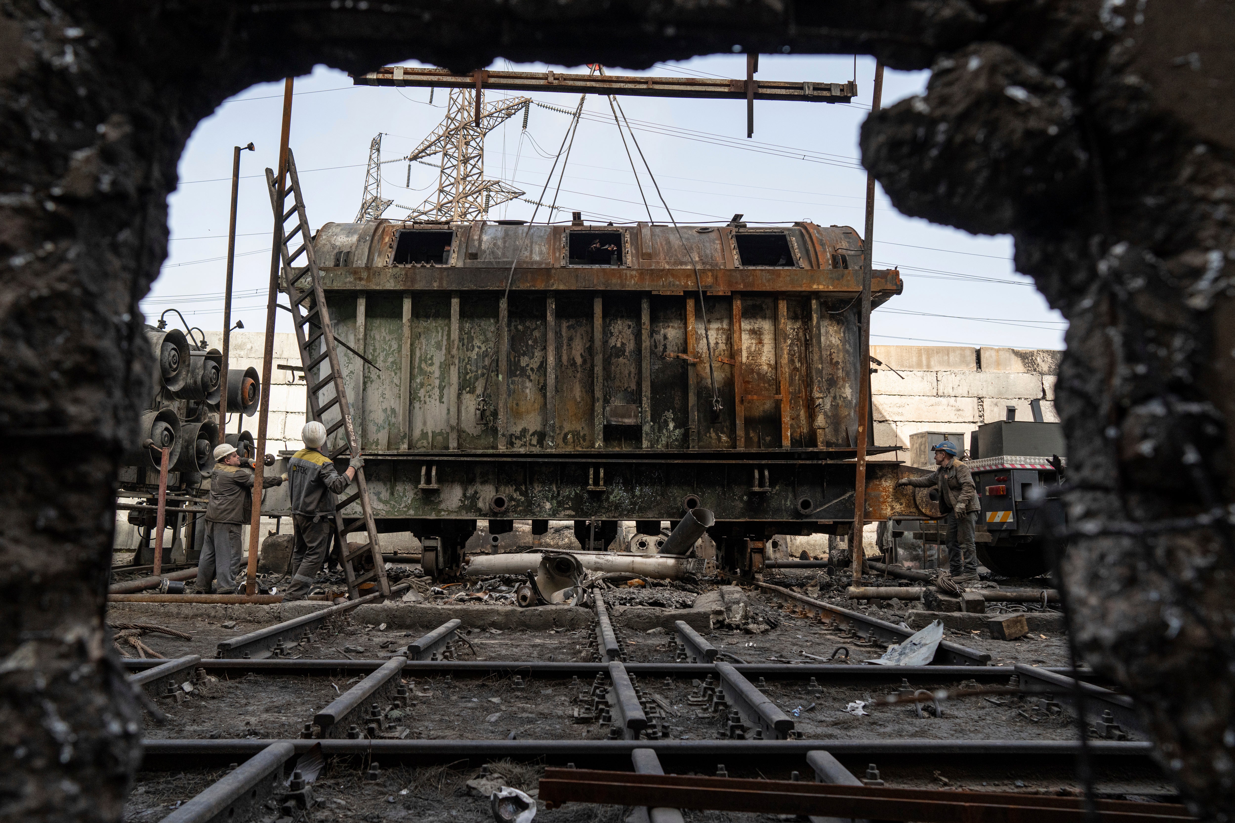 Russia Ukraine War Power Plants