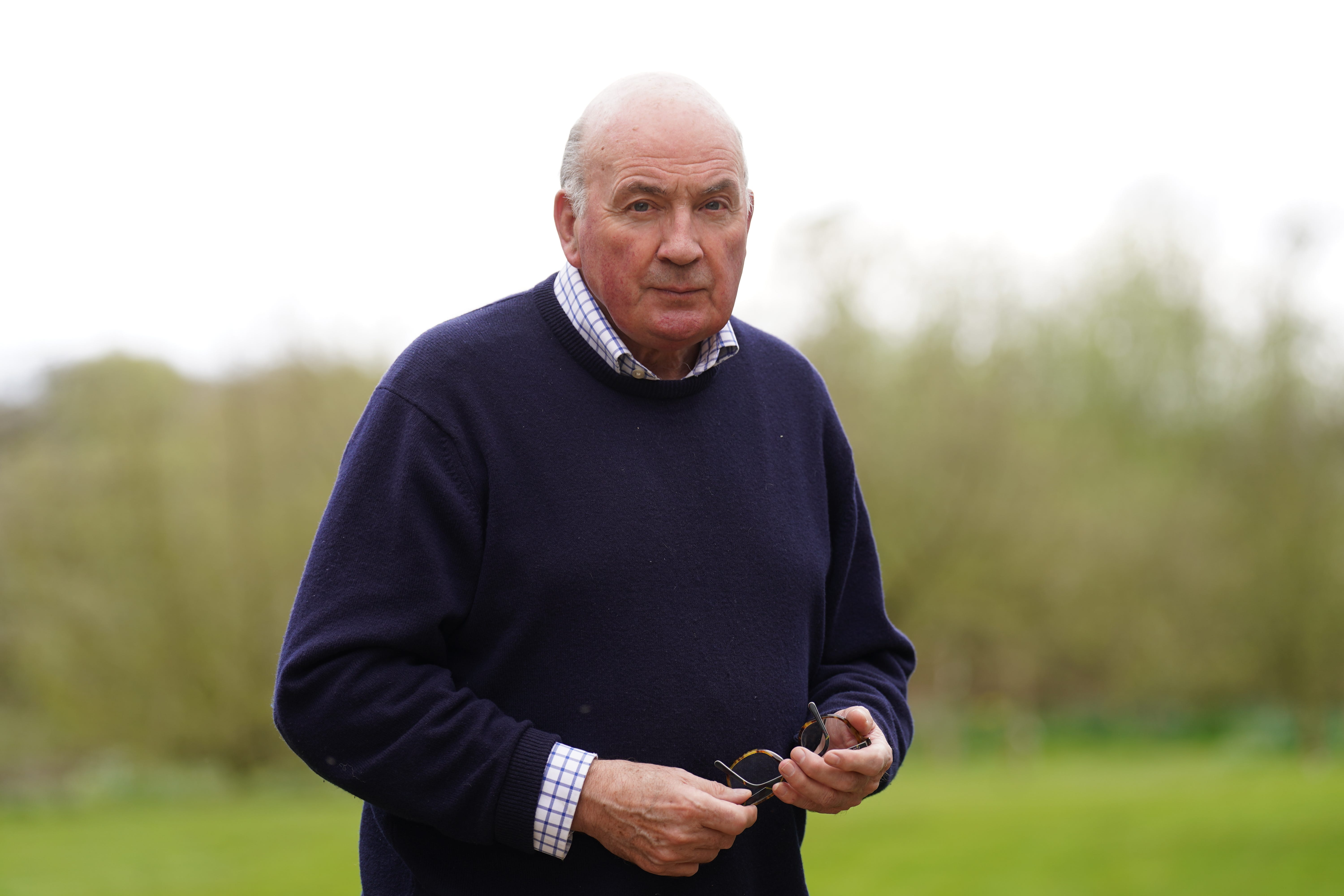 General Lord Dannatt, chairman of trustees of the Normandy Memorial Trust, at his home in Norfolk (Joe Giddens/PA)