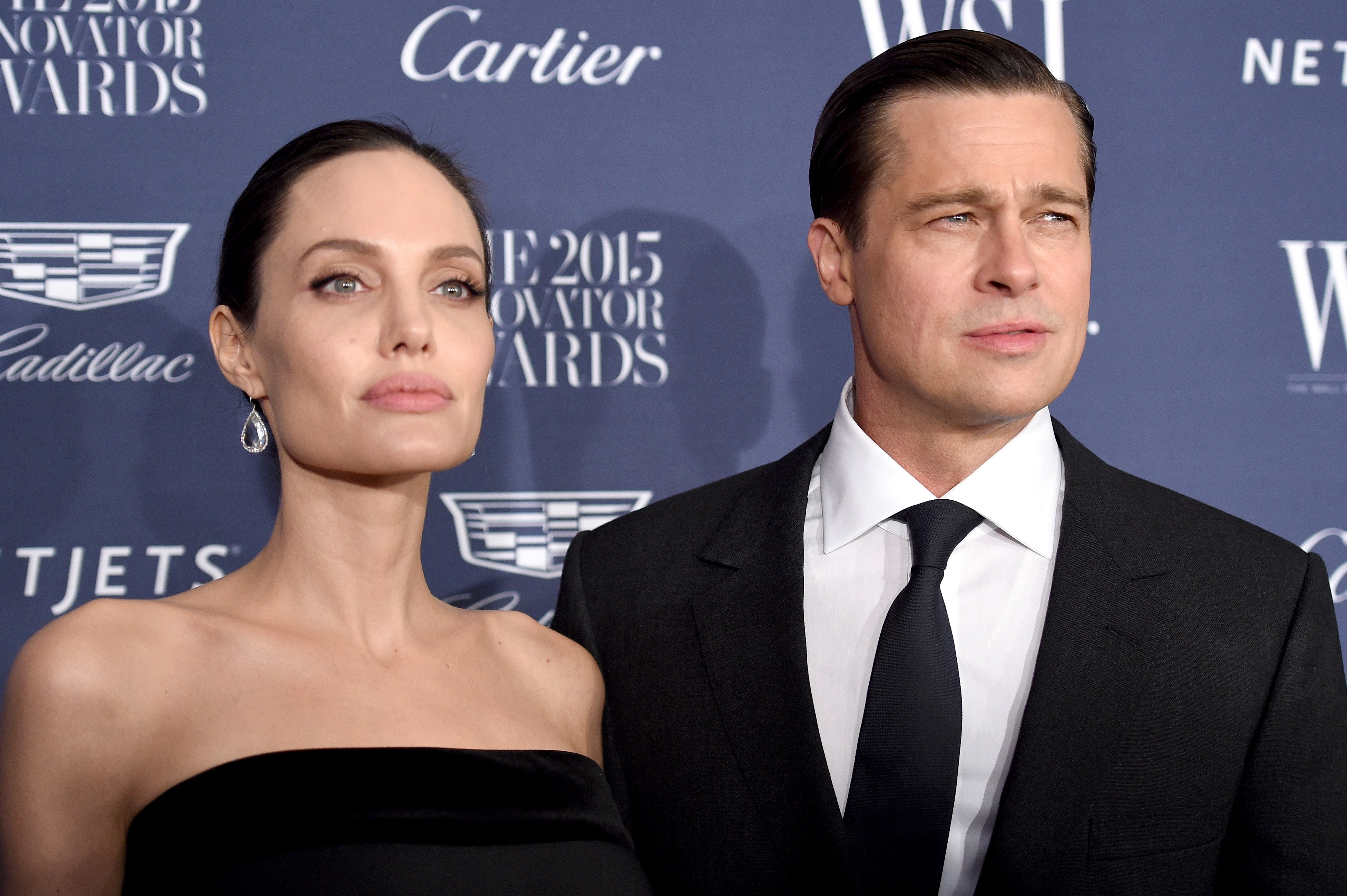 Angelina Jolie and Brad Pitt pictured in November 2015