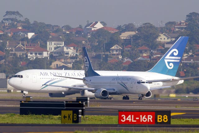<p>FILE: Two Air New Zealand passenger jets taxi past each other at Sydney Airport on 13 July 13 2003</p>