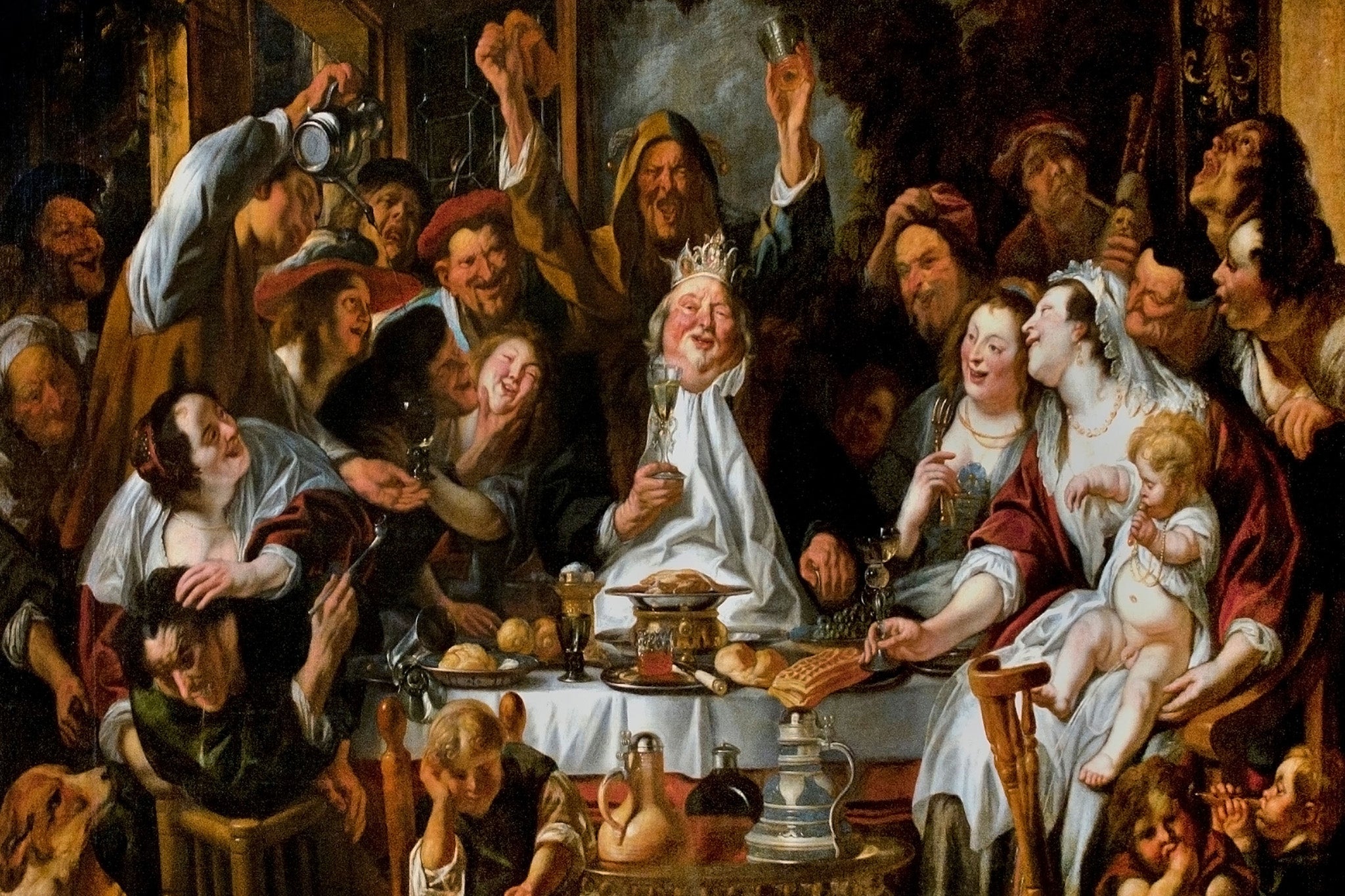 Jacob Jordaens’ 1638 depiction of the Twelfth Night King