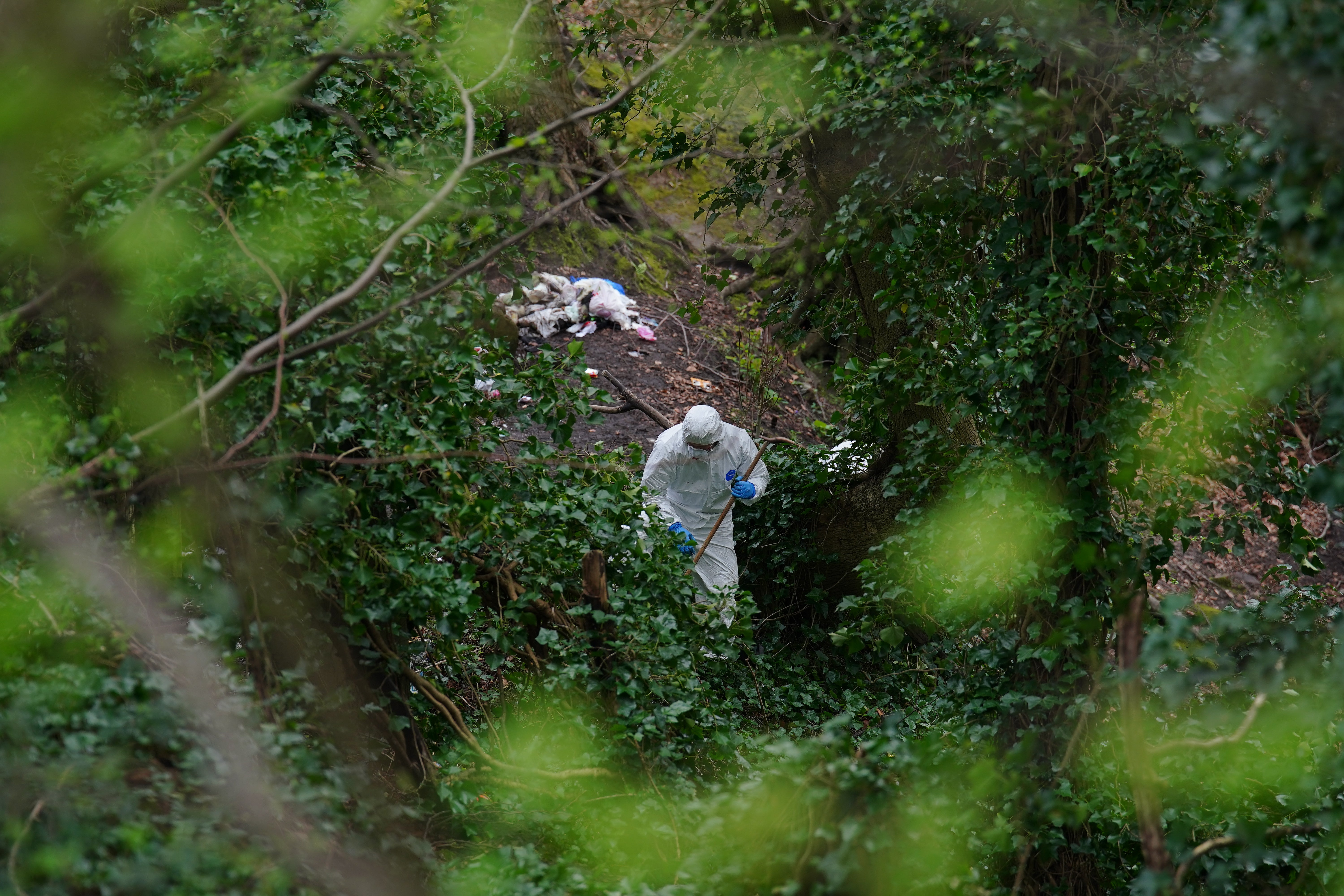 Officers have been conducting a murder investigation after the human remains were found at Kersal Wetlands on Thursday evening