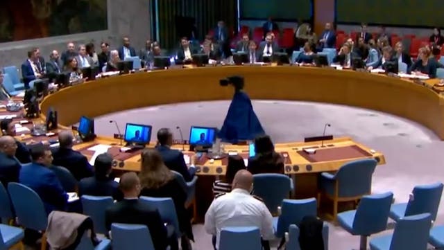<p>Watch moment earthquake rocks UN Security Council meeting in New York.</p>