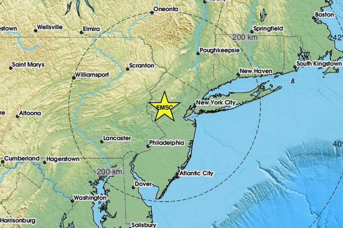 4.8 magnitude earthquake in New Jersey shakes Northeast: Live updates | The  Independent