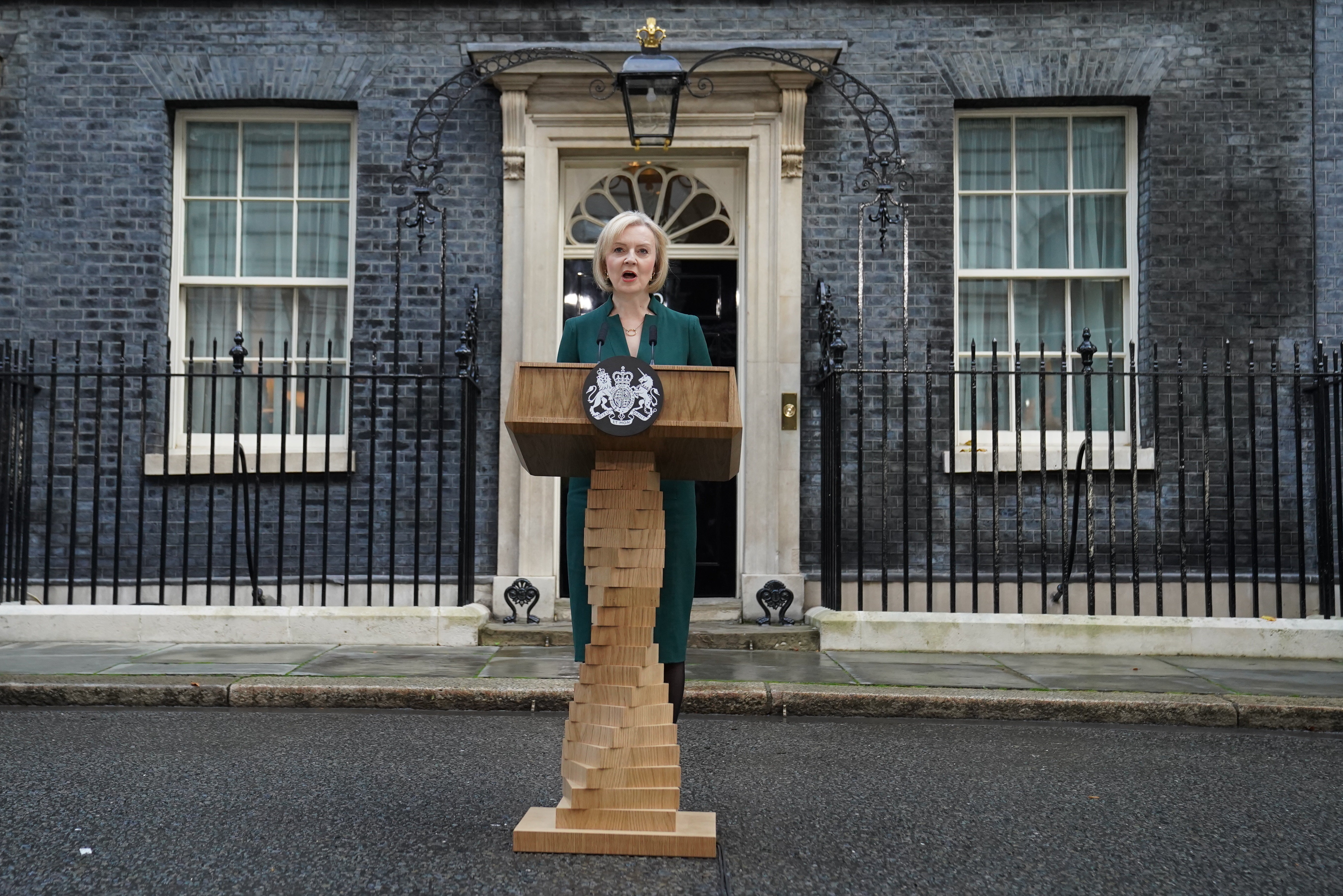 Liz Truss resigned as prime minister on 20 October 2022