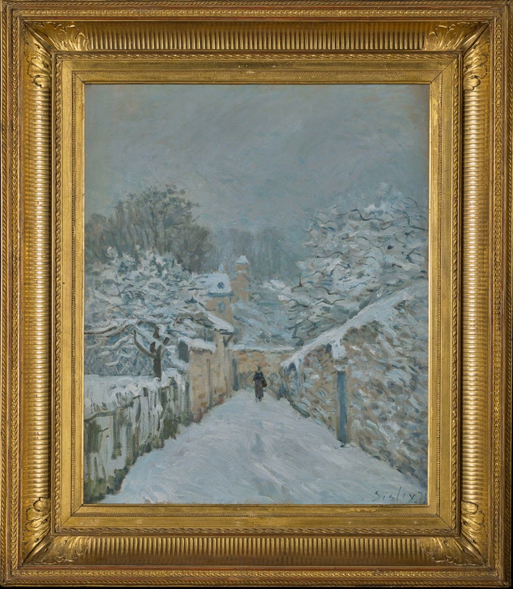 Alfred Sisley, ‘La Neige à Louveciennes’, 1878