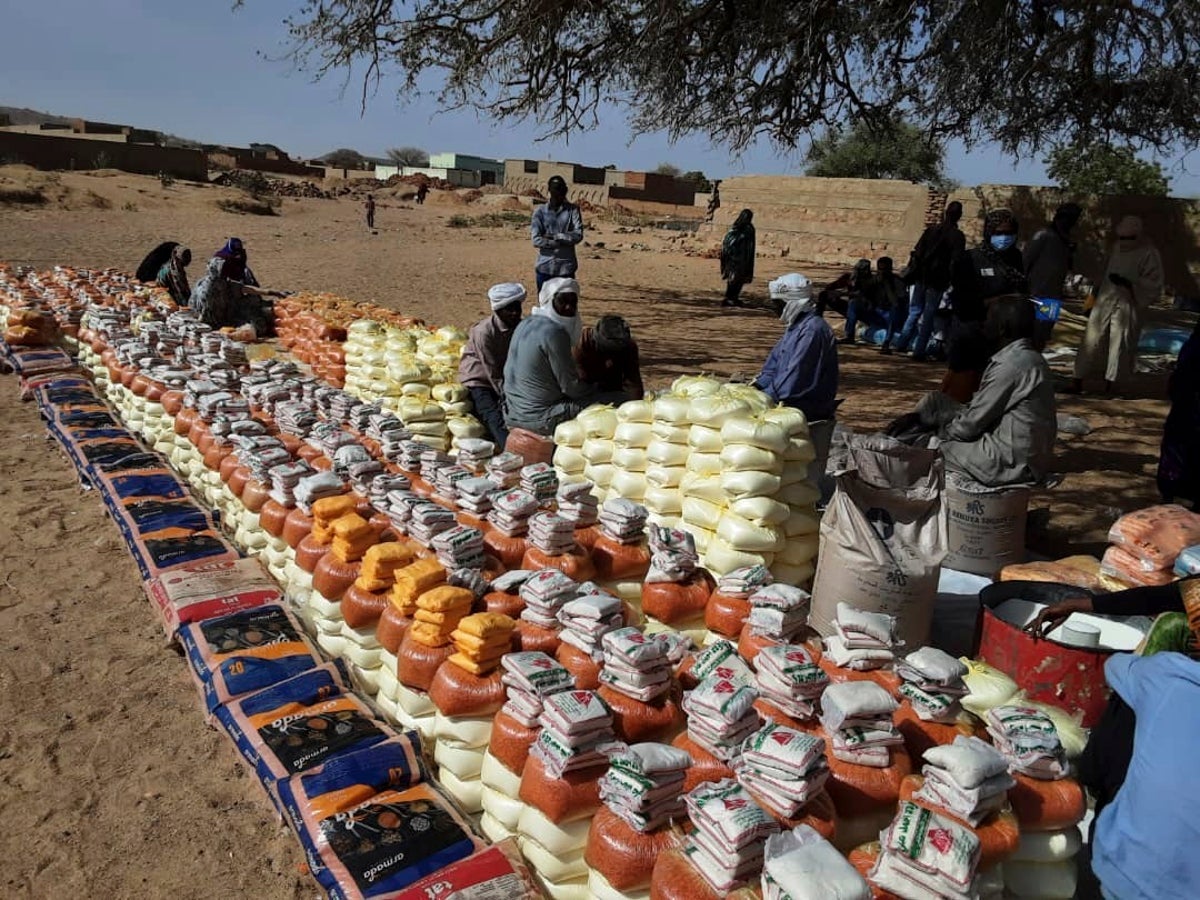 First UN food supplies arrive in Sudan's Darfur after months but millions face acute hunger