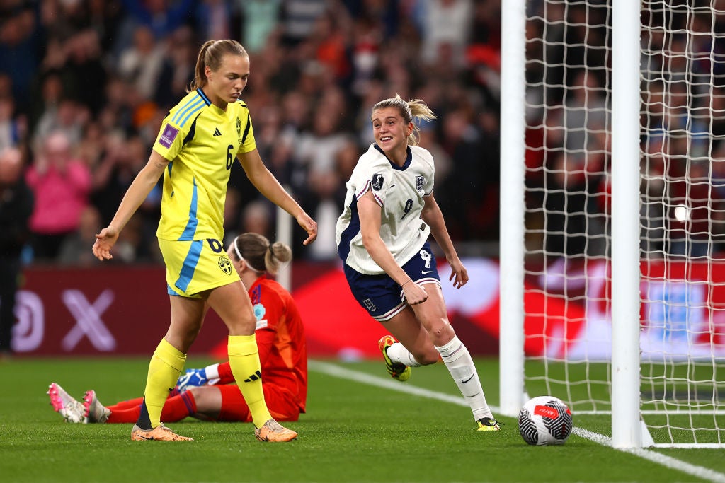 Russo’s goal gave England momentum but Sweden battled back