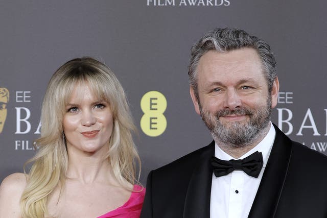 <p>Michael Sheen has admitted to a ‘concern’ over being in a relationship with Anna Lundberg, 30, who is just five years older than his daughter</p>