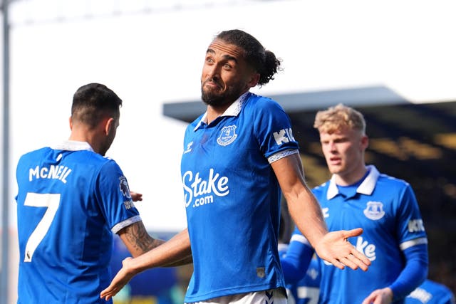 <p>Dominic Calvert-Lewin grabbed the only goal of the game </p>