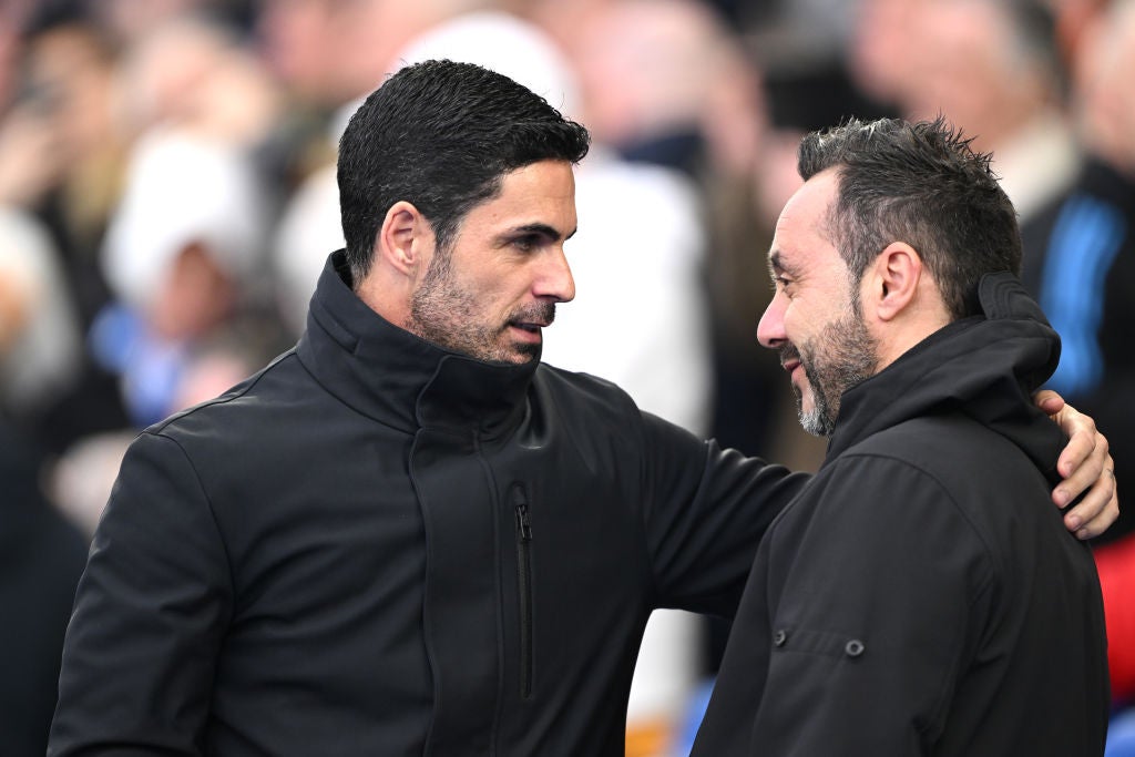 Mikel Arteta’s Arsenal became the first side to take all three points at Roberto De Zerbi’s Brighton since August