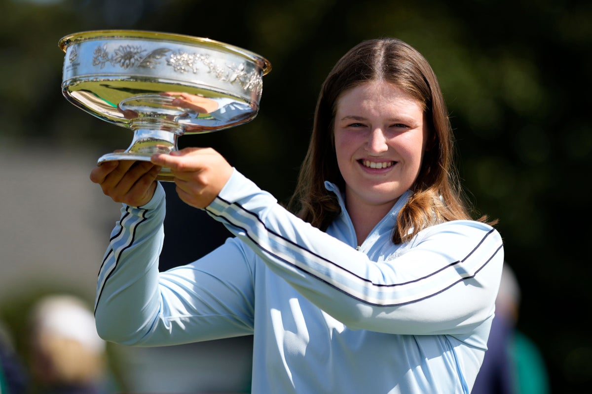 Lottie Woad wins Augusta National Women’s Amateur after stunning finish