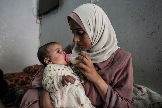 Israel Palestinians Gaza War Babies