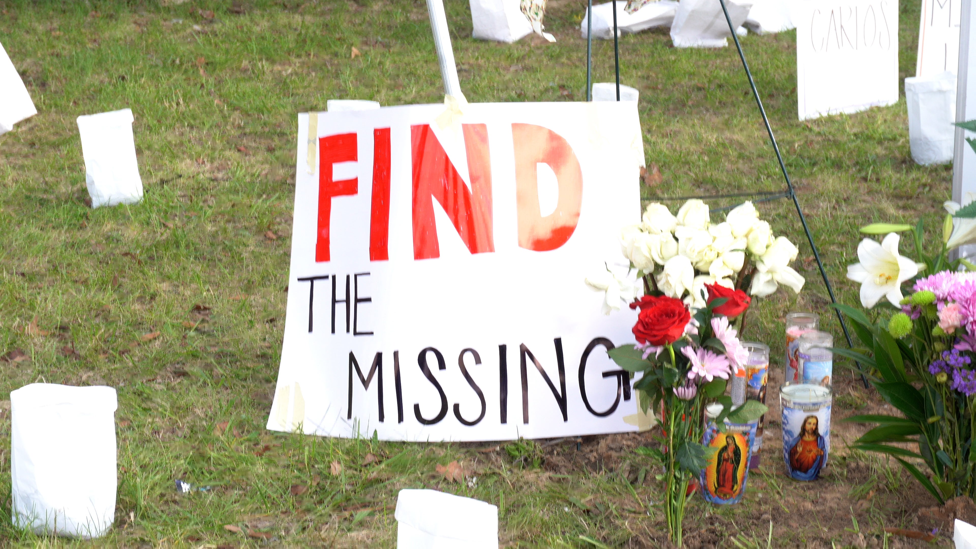 <p>The bodies of three of the six victims still remain missing from the Baltimore Francis Scott Key Bridge collapse last month. So far, authorities have been able to recover the remains of Maynor Yasir Suazo-Sandoval, 38, Alejandro Hernandez Fuentes, 35, and 26-year old Dorlian Ronial Castillo Cabrera. A memorial for the victims has been built close to the site of the incident. </p>