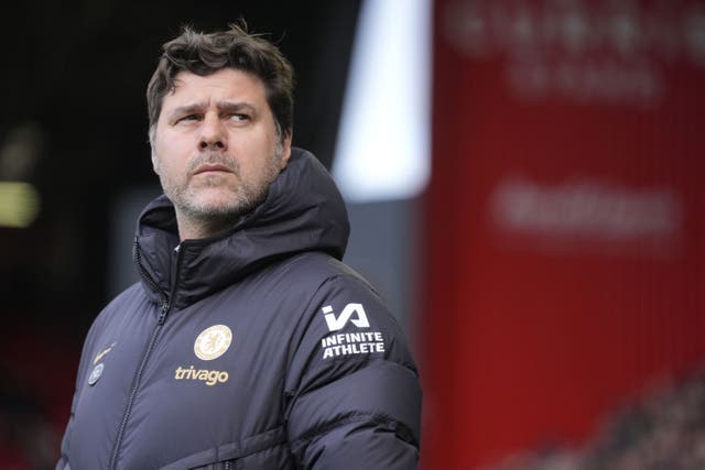 Mauricio Pochettino was frustrated to concede late on (Nick Potts/PA)