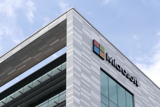 Microsoft is to open a new artificial intelligence hub in London to work on its AI products and research into the technology (Niall Carson/PA)